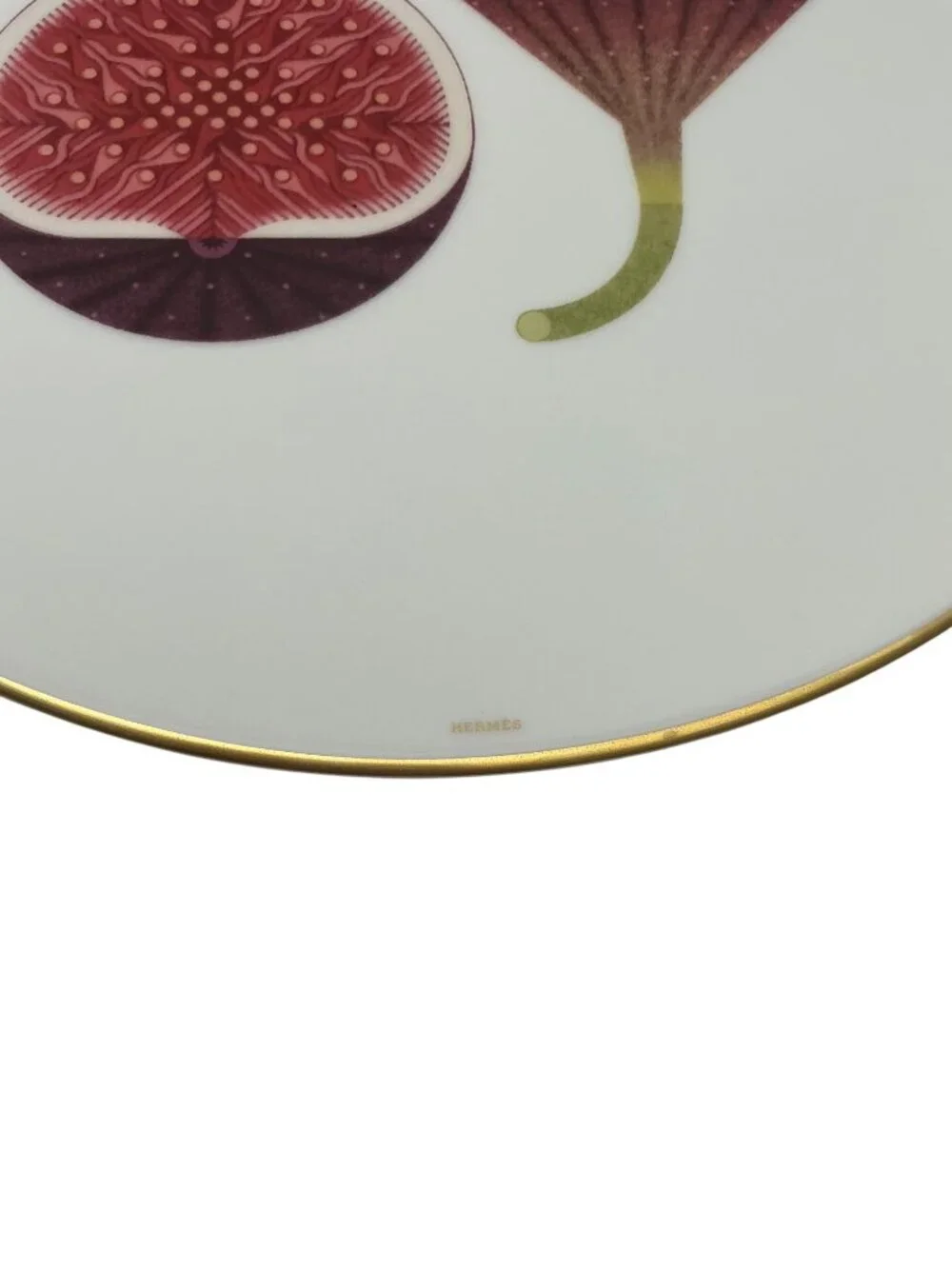 HERMES KAORUMI PORCELAIN FRUIT PLATES SET OF 6 BNIB
